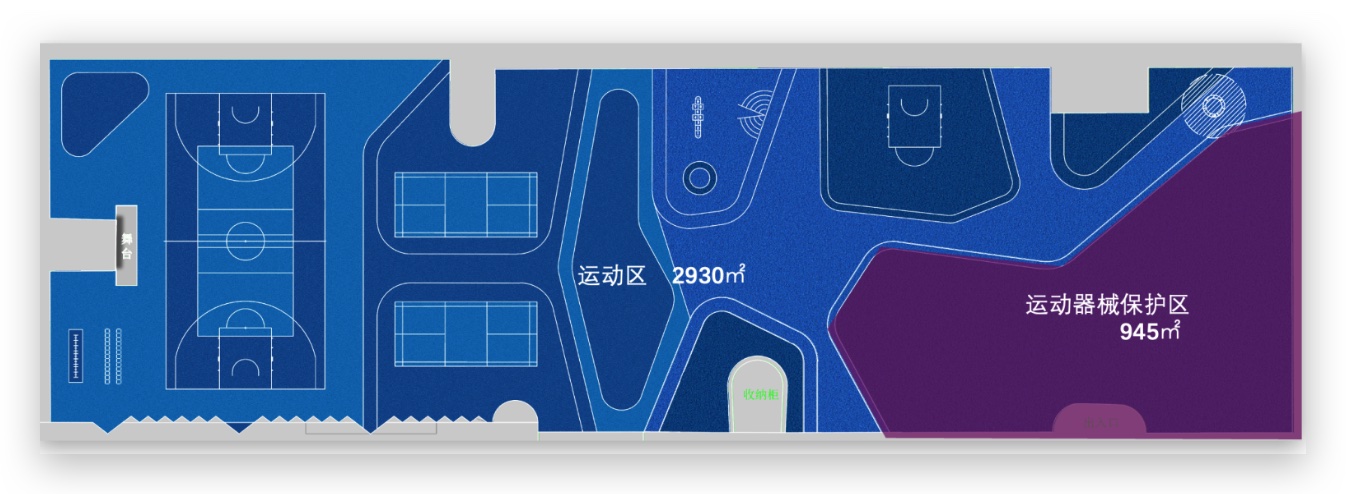 方案二场地分区图